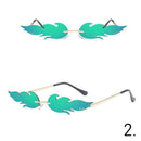 Gafas Llamas De Fuego Modernas Hombres Y Mujeres