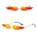 Gafas Llamas De Fuego Modernas Hombres Y Mujeres