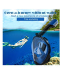 Mascara Buceo Careta Snorkel Full Face Con Tula Go Pro