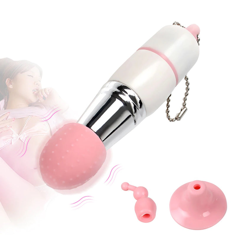 Mini Vibrador Succionador Femenino 3 Piezas Fetiche Fantasia