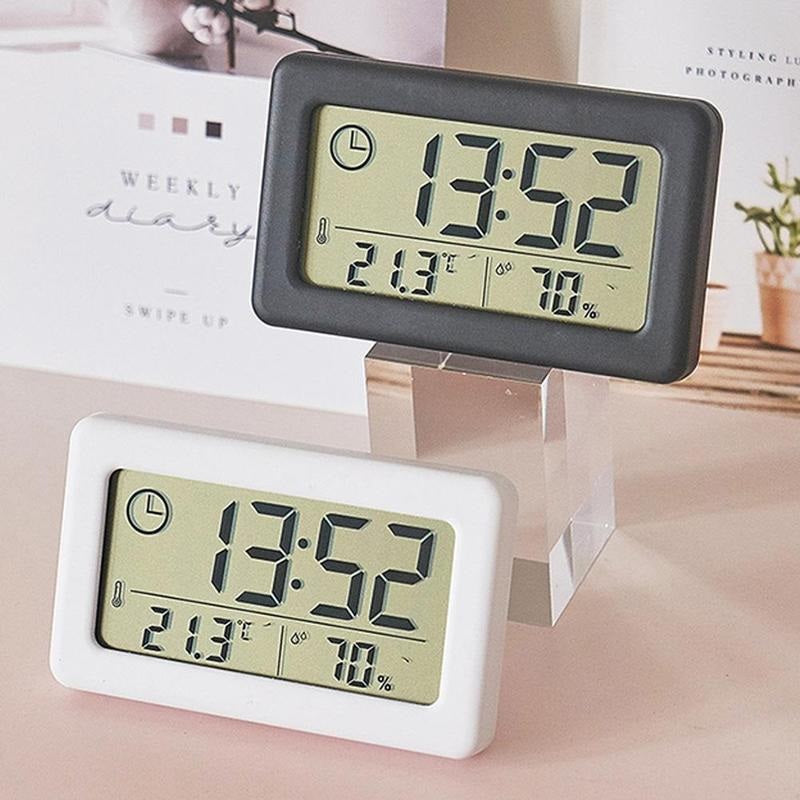 Reloj De Mesa Temperatura Humedad Electrónico Led