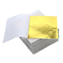 Hojas De Papel Doradas Decorativas Artesanales Oro DIY 200 Unidades