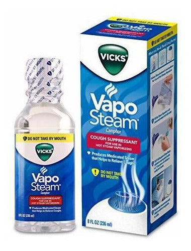 Vicks Vapo Steam Alcanfor Para Vaporizador Alivio al Respirar