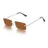 Gafas De Sol Rectangulares Pequeñas Modernas Fashion Outfit