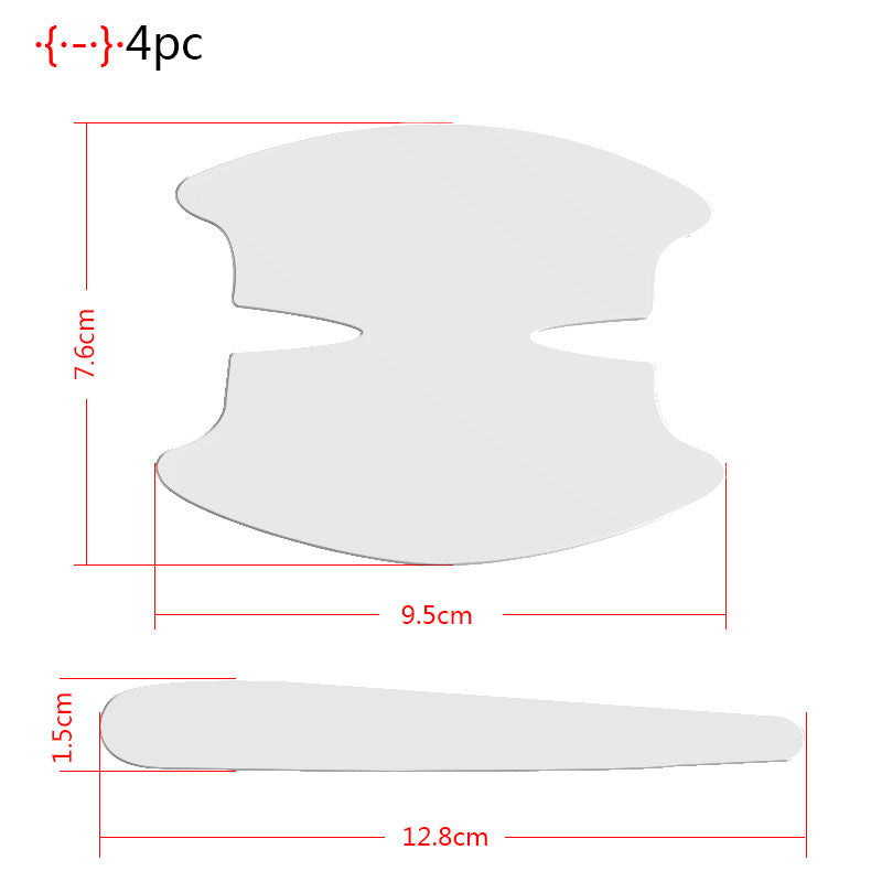 Protector Anti Rasguños Uñas Manijas De Carro Puertas Varias Marcas