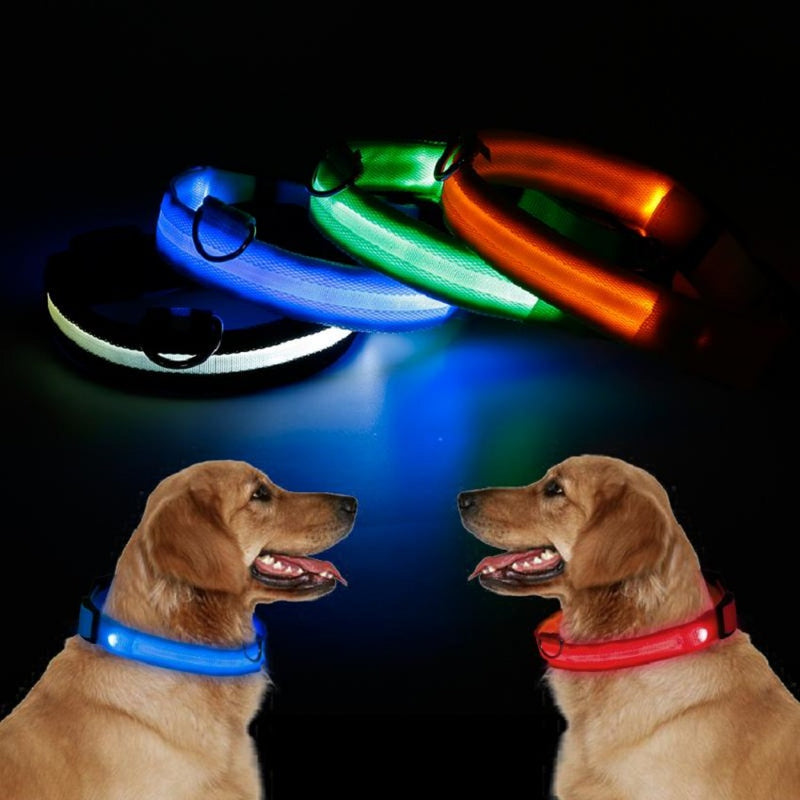Collar Con Luz LED Para Mascotas
