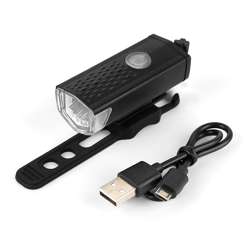 Combo Luz Delantera Y Trasera Bicicleta Led Recargable Usb