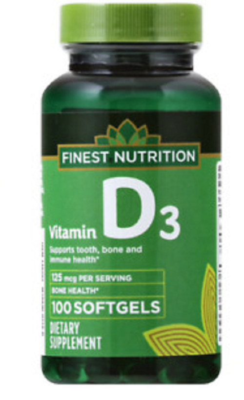 Finest Nutrition Vitamin D3 100