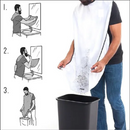Capa Delantal Para Recoger Pelo/Barba Con Chupas