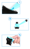 Cepillo Para Perro Quita Nudos Con Botón Mágico