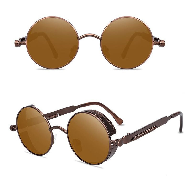 Gafas De Sol Redondas Steampunk Vintage