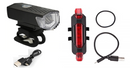 Combo Luz Delantera Y Trasera Bicicleta Led Recargable Usb