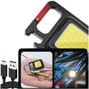 Linterna Potente Llavero 500lm Recargable Multiusos