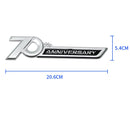 Emblema Logo 70 Aniversary Toyota Prado Sahara Land Cruiser