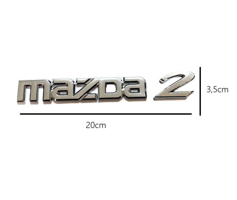 Emblema Logo Baul Trasero Maletero Para Mazda 2
