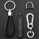 Llavero Anti Pérdida Con Contacto Carro Casa Cuerda Trenzada