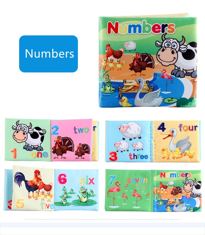 Libros Para Bebes Aprender Y Leer Numeros En Ingles Tela Pro