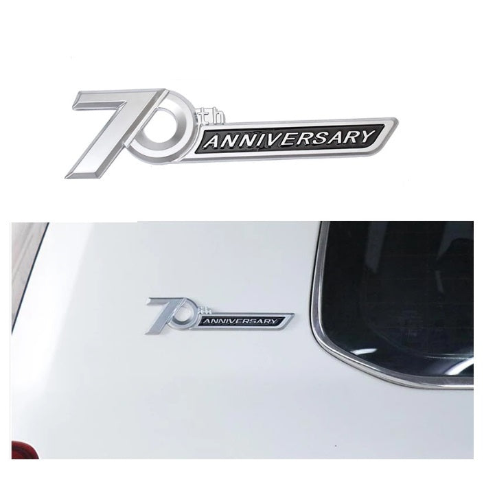 Emblema Logo 70 Aniversary Toyota Prado Sahara Land Cruiser