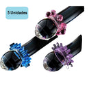 Set Anillos Aros Para Pene Silicona Retardante 5 Unidades