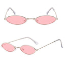 Gafas De Sol Ovaladas Vintage Con Montura Metálica Delgada