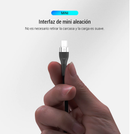 Cable Cargador Carga Rápida (Tipo C, iPhone y Micro USB) 100cm