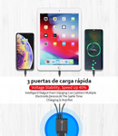 Cargador De Pared para Celular Carga Rápida 3.0 3 Puertos USB