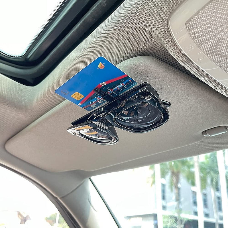 Soporte para lentes de sol para visera de automóvil clip para gafas de sol  para visera de automóvil accesorios interiores de automóvil clip – Yaxa  Guatemala